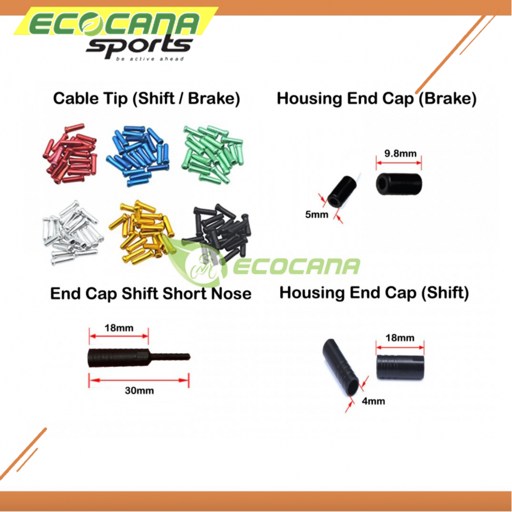 Cable Housing End Cap Tip Shift / Brake Cable Housing End Cap Tip Shift / Brake