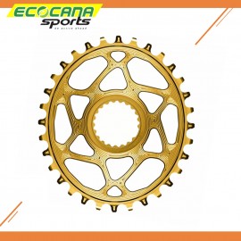 Absolute Black Oval Shimano DM Chainring Absolute Black Oval Shimano DM Chainring