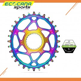 Absolute Black Oval Shimano DM Chainring Absolute Black Oval Shimano DM Chainring