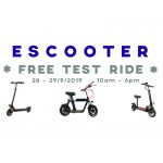 28-29/9 - Free E-Scooter Test Ride 28-29/9 - Free E-Scooter Test Ride